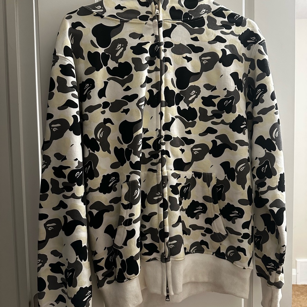 Camouflage Full-Zip Hoodie